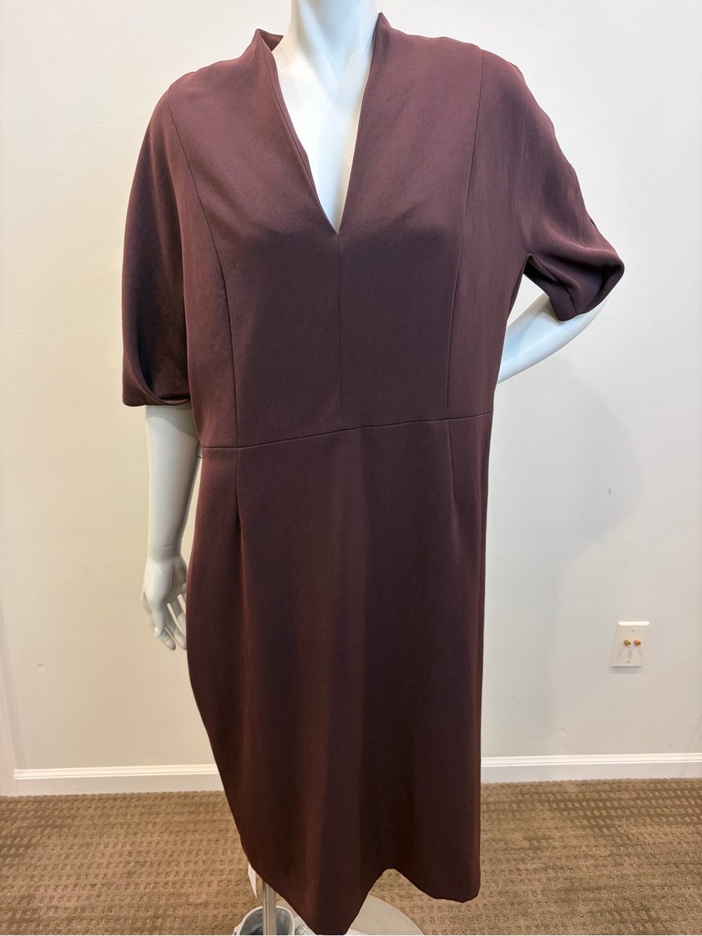 NWT M.M. LAFLEUR Ingrid Raisin Dress Career Wear Office Dress